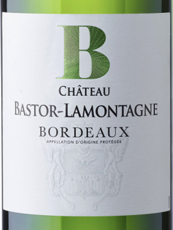 Chateau Bastor-Lamontagne Bordeaux Blanc 